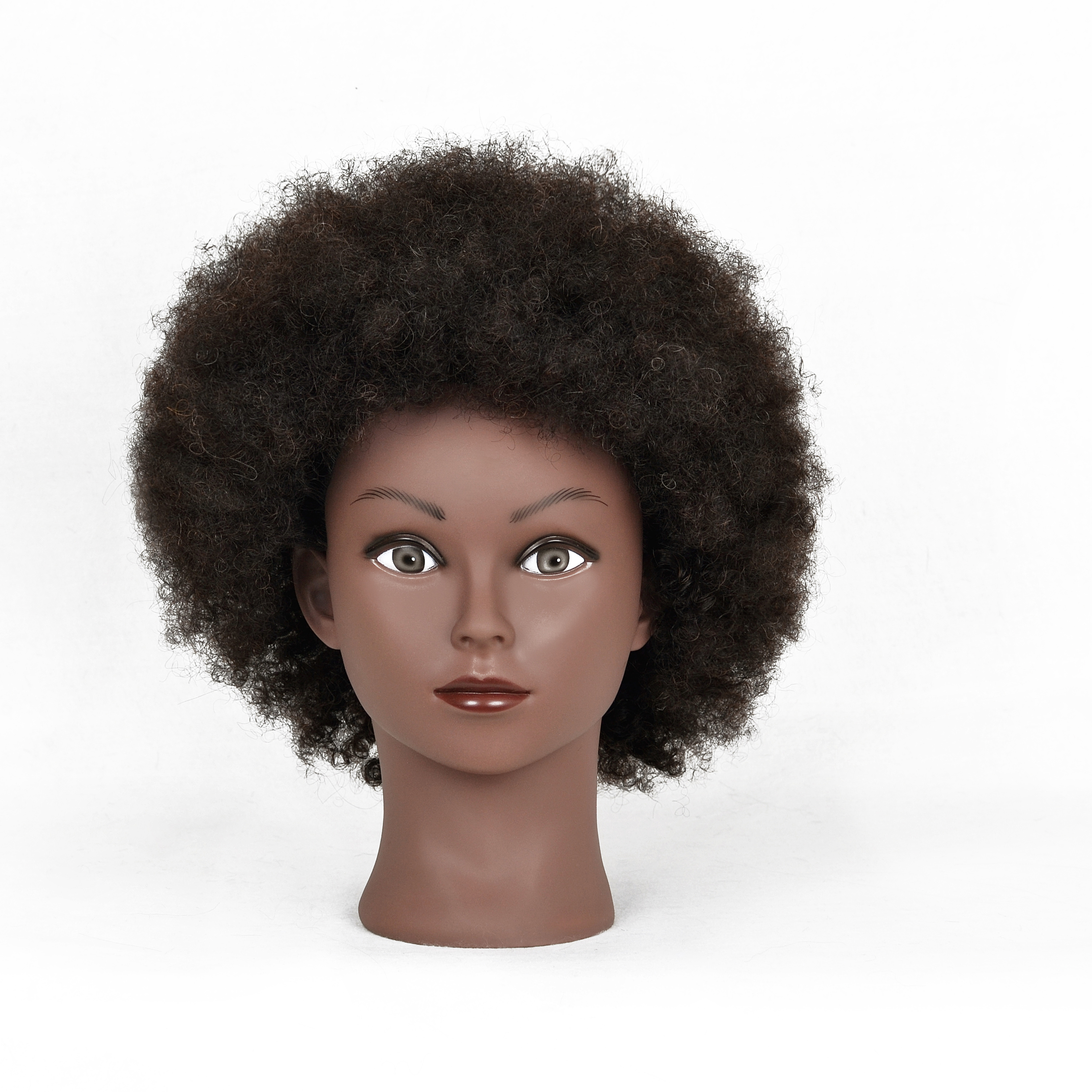 <strong>LCKM007 Human Hair Afro Mannequin Head</strong>
