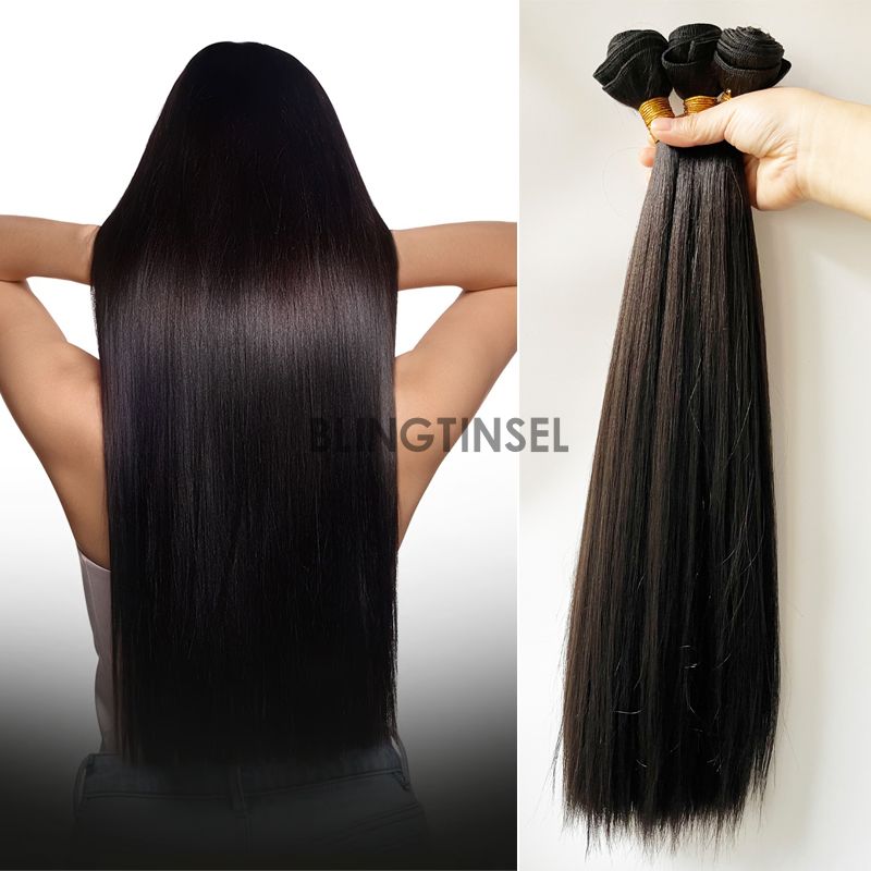 Wholesale Slight Yaki Texture Synthetic Hair Bundles