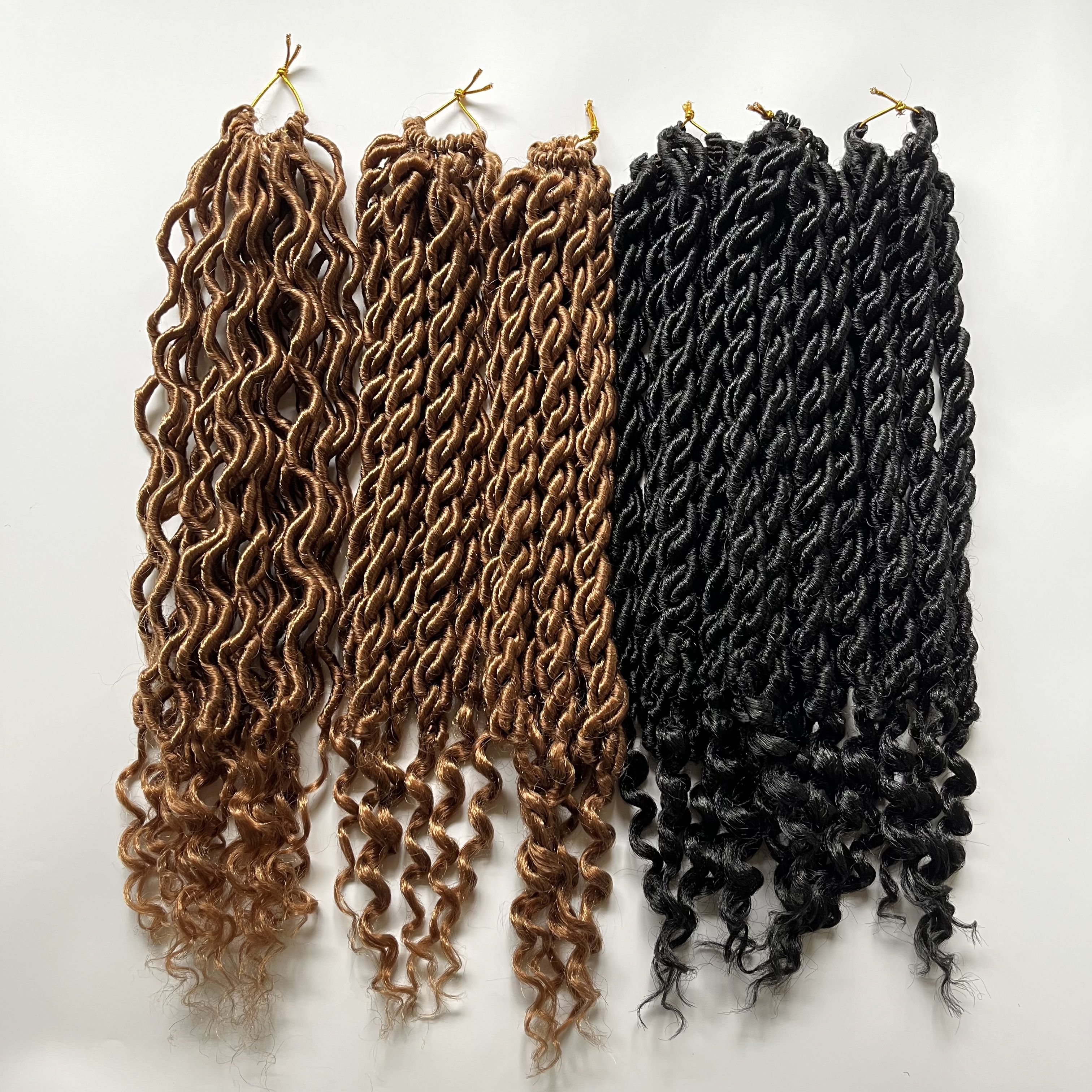 Faux Locs Curly Ends 20 Inch Wholesale Supplier | Bulk Soft Locs Crochet Hair Factory Price